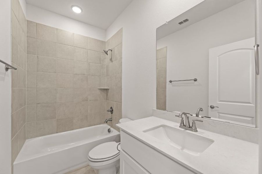 Representative furnished interior of a home built from the Chisholm by UnionMain Homes in Elevon, Lavon (Image 12).