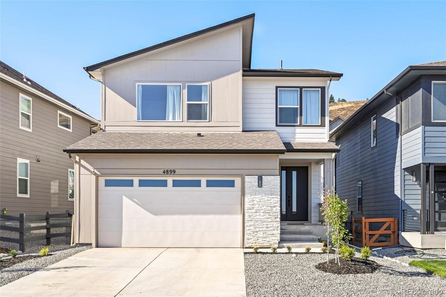 Exterior details and patio area of a home in , Morrison (Image 1). Exterior details and patio area of a home in , Morrison (Image 1).