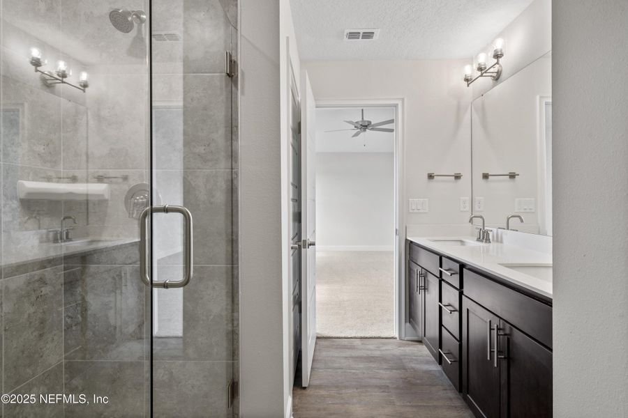 Furnished interior view inside a new home in Shadow Crest at Rolling Hills, Green Cove Springs (Image 8).