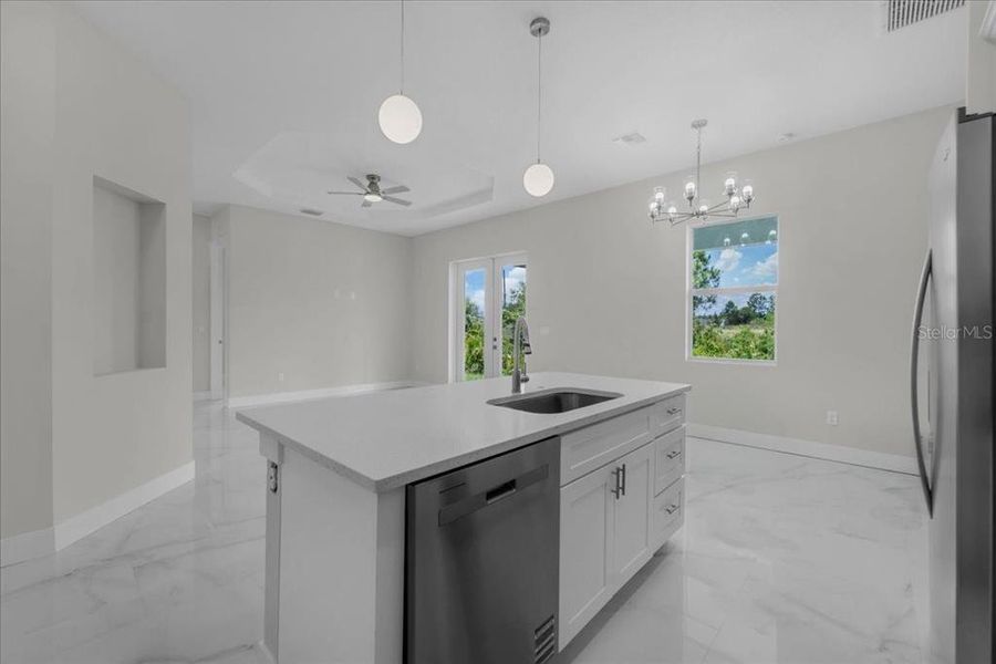 Furnished interior view inside a new home in , Lehigh Acres (Image 11).