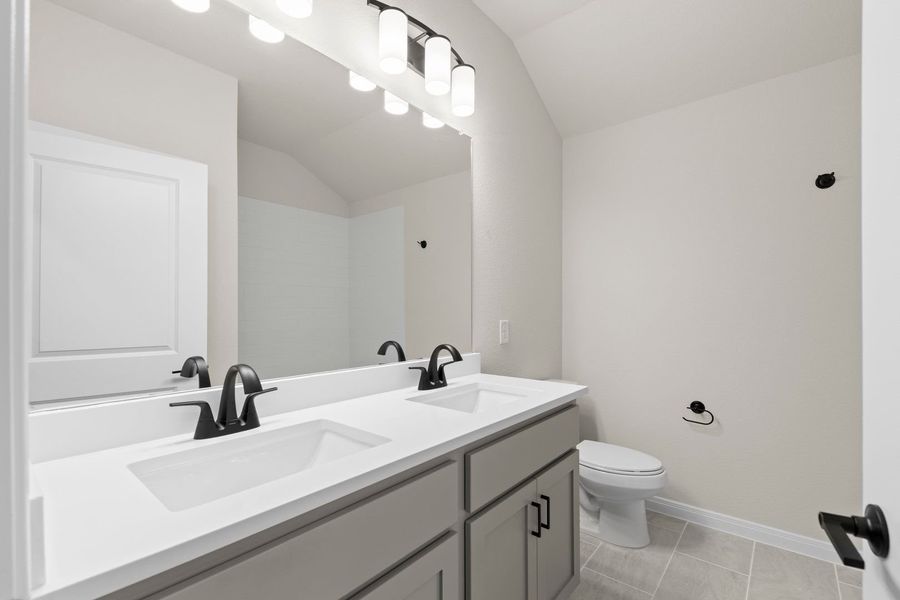 Furnished interior view inside a new home in Wildflower Ranch, Justin (Image 11).