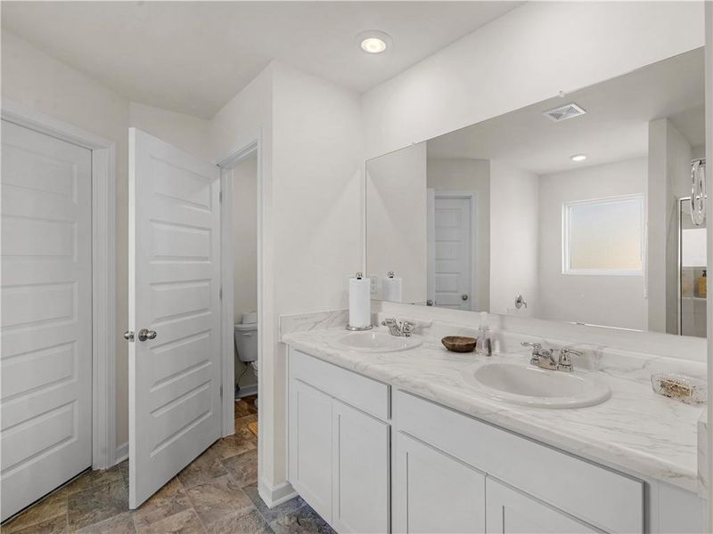 Furnished interior view inside a new home in Bridle Creek, Locust Grove (Image 9).