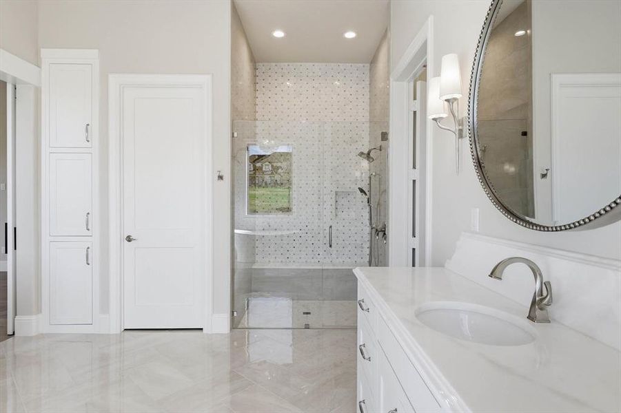 Furnished interior view inside a new home in , Bartonville (Image 17).