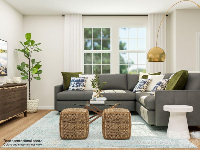 Furnished interior view inside a new home in The Vines, Charlotte (Image 3).