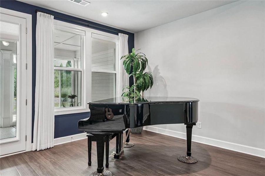 Furnished interior view inside a new home in , Hoschton (Image 16). Furnished interior view inside a new home in , Hoschton (Image 16).