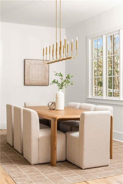 Furnished interior view inside a new home in , Atlanta (Image 14). Furnished interior view inside a new home in , Atlanta (Image 14).