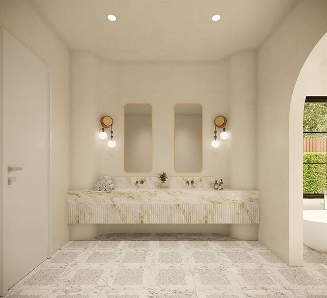 Furnished interior view inside a new home in , Dallas (Image 6). Furnished interior view inside a new home in , Dallas (Image 6).