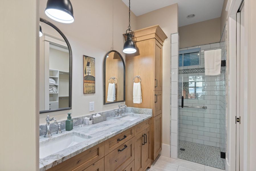 Furnished interior view inside a new home in , Bonneau (Image 51).