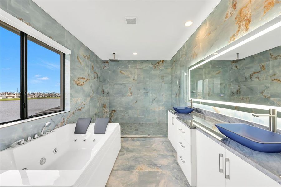 Furnished interior view inside a new home in , Ave Maria (Image 21).