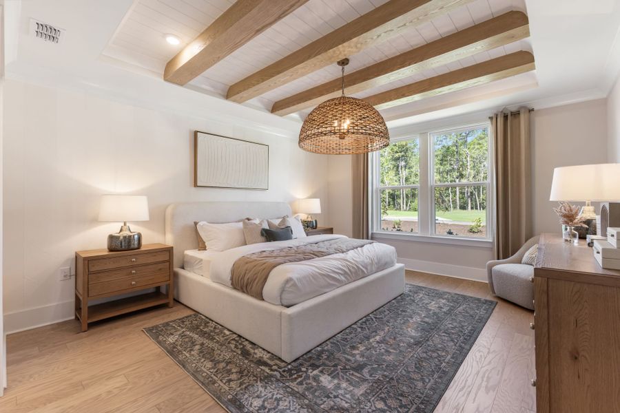 Furnished interior view inside a new home in Del Webb Ocean Isle Beach, Shallotte (Image 11).