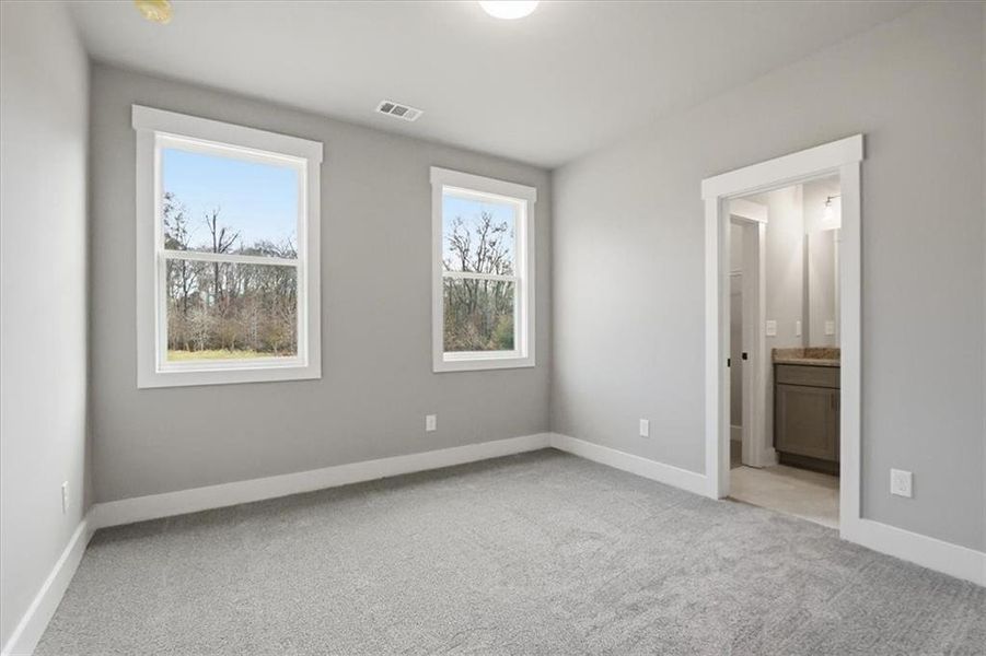 Spacious, unfurnished interior of a new home in , Statham (Image 56).