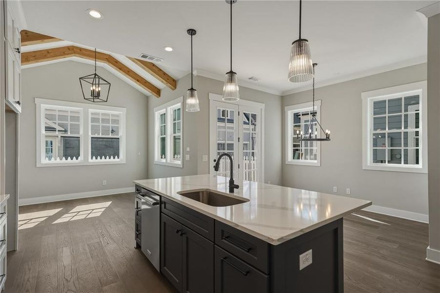 Furnished interior view inside a new home in , Ball Ground (Image 15).