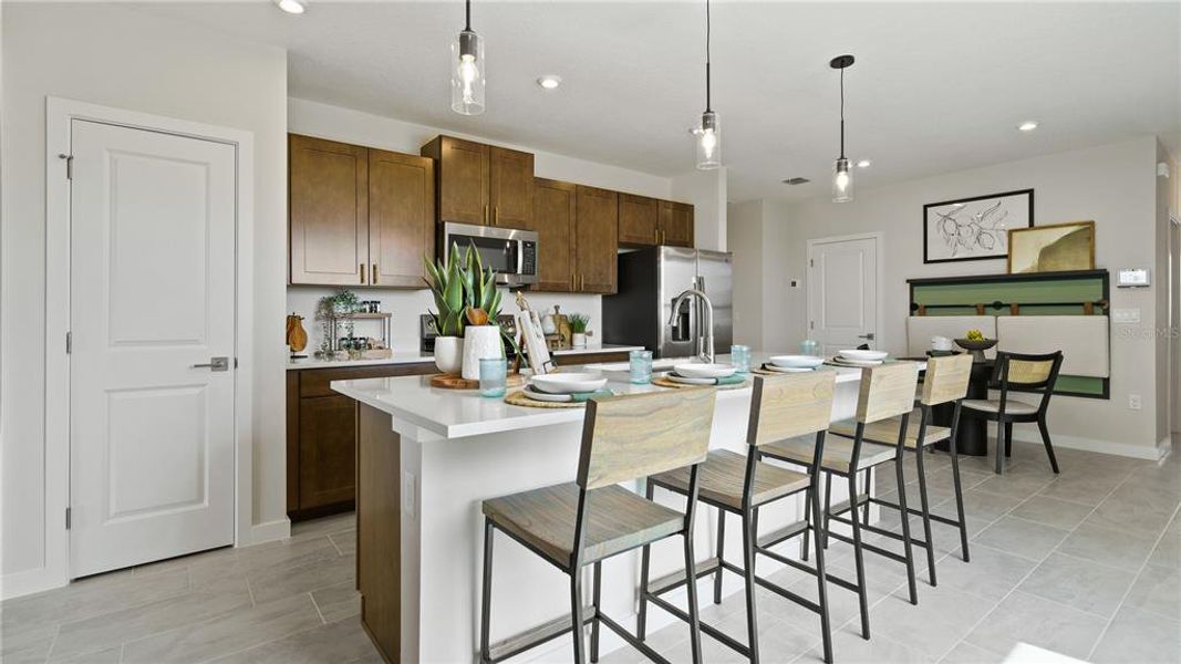 Furnished interior view inside a new home in Hamilton Bluff, Haines City (Image 5).