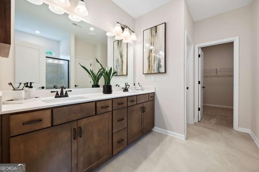 Furnished interior view inside a new home in Cobblestone Crossing Commons, Byron (Image 22).