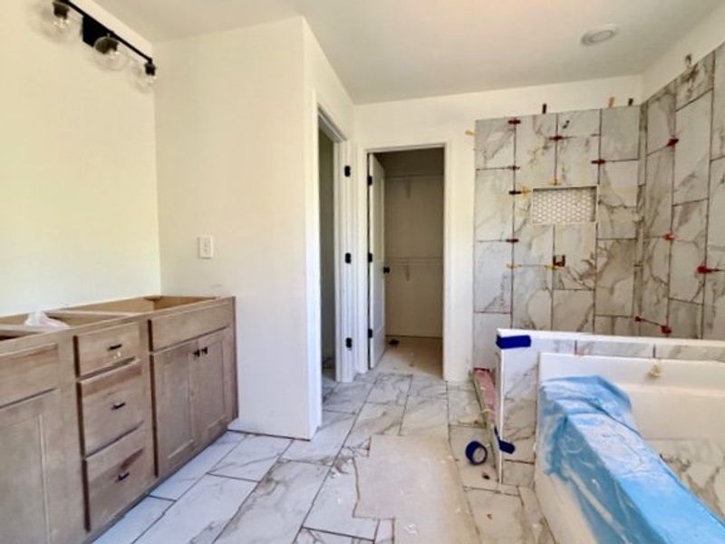 In-progress construction of a new home in Forrest Farms, Greenville, GA (Image 14).