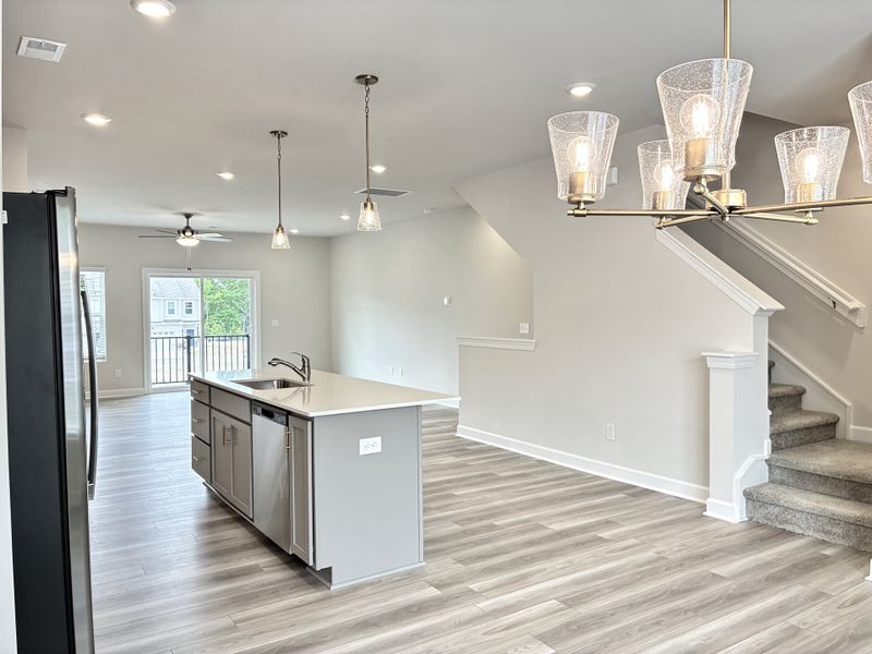 Furnished interior view inside a new home in Miller Park, Greenville (Image 11).