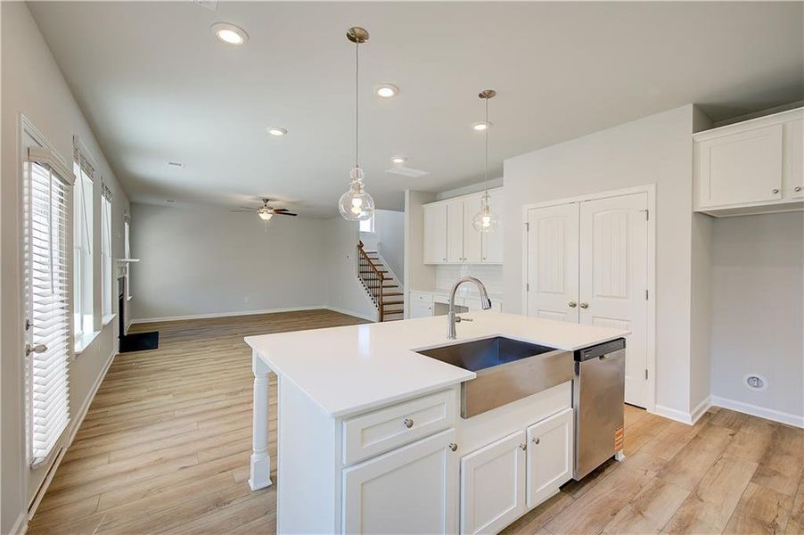 Furnished interior view inside a new home in Burchwood, Stockbridge (Image 7).