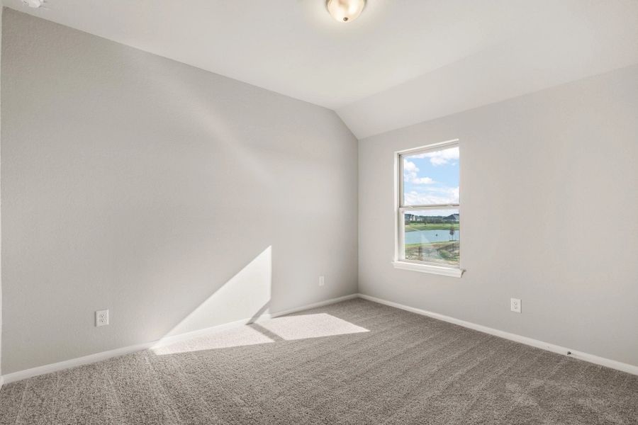 Fourth bedroom. Note: Sample product photo. Actual exterior and interior selections may vary by homesite. Photo may be virtually staged Fourth bedroom. Note: Sample product photo. Actual exterior and interior selections may vary by homesite. Photo may be virtually staged