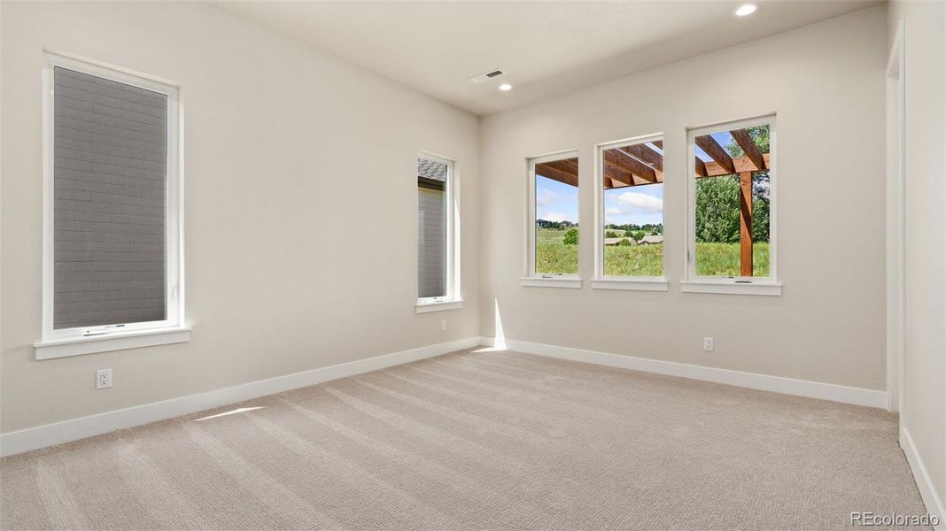 Spacious, unfurnished interior of a new home in Pelican Shores at Water Valley, Windsor (Image 19).