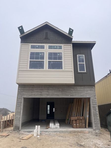 In-progress construction of a new home in Prominence, San Antonio, TX (Image 35).