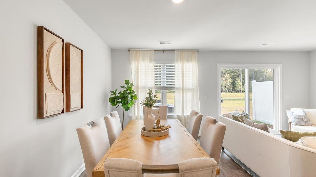 Furnished interior view inside a new home in Pine Hills Townhomes at Cane Bay, Summerville (Image 3).