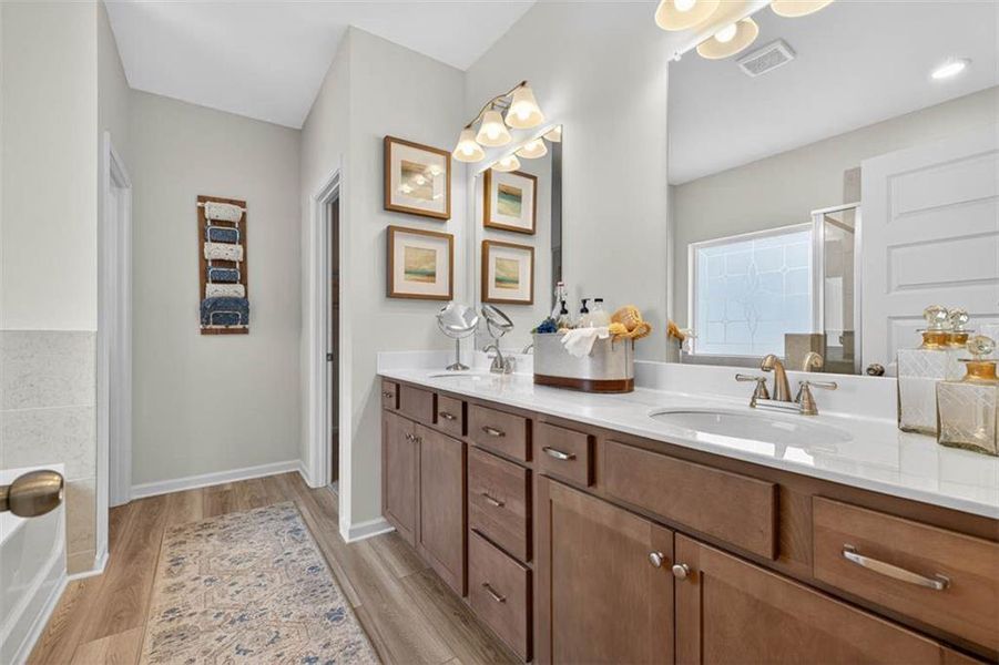 Furnished interior view inside a new home in Laurel Ridge, Rock Spring (Image 11).