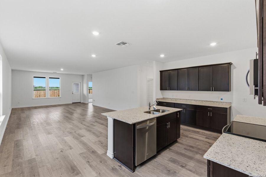 Furnished interior view inside a new home in Dove Song, Marion (Image 2).