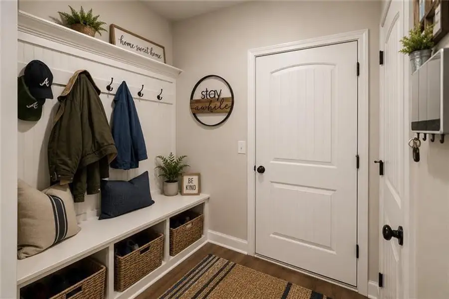 Furnished interior view inside a new home in , Cartersville (Image 22).