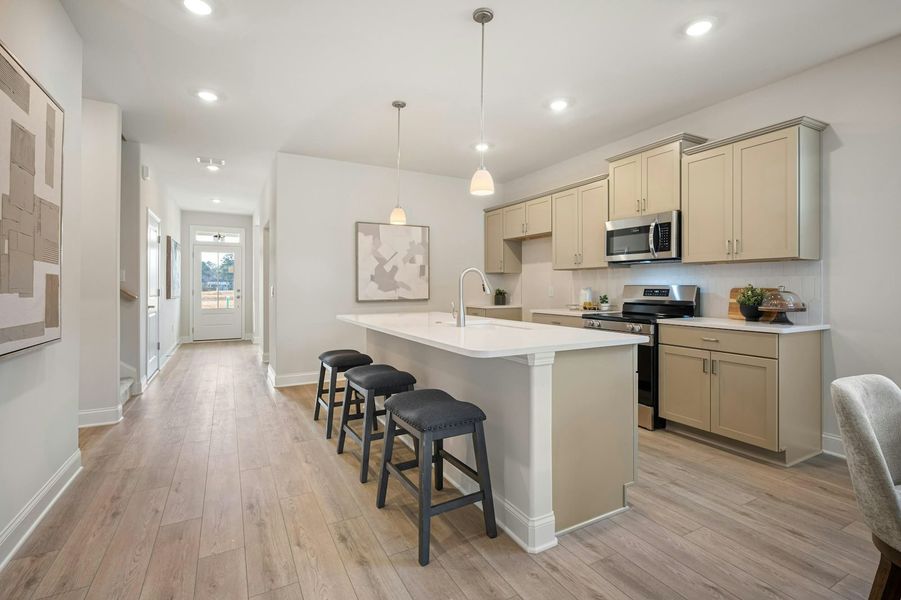 Representative furnished interior of a home built from the The Hawthorne by Windsong Properties in Harmony Walk, Cartersville (Image 25).