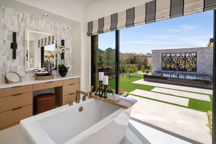 Representative furnished interior of a home built from the Cheval by Camelot Homes in Shadow Ridge, Scottsdale (Image 12).