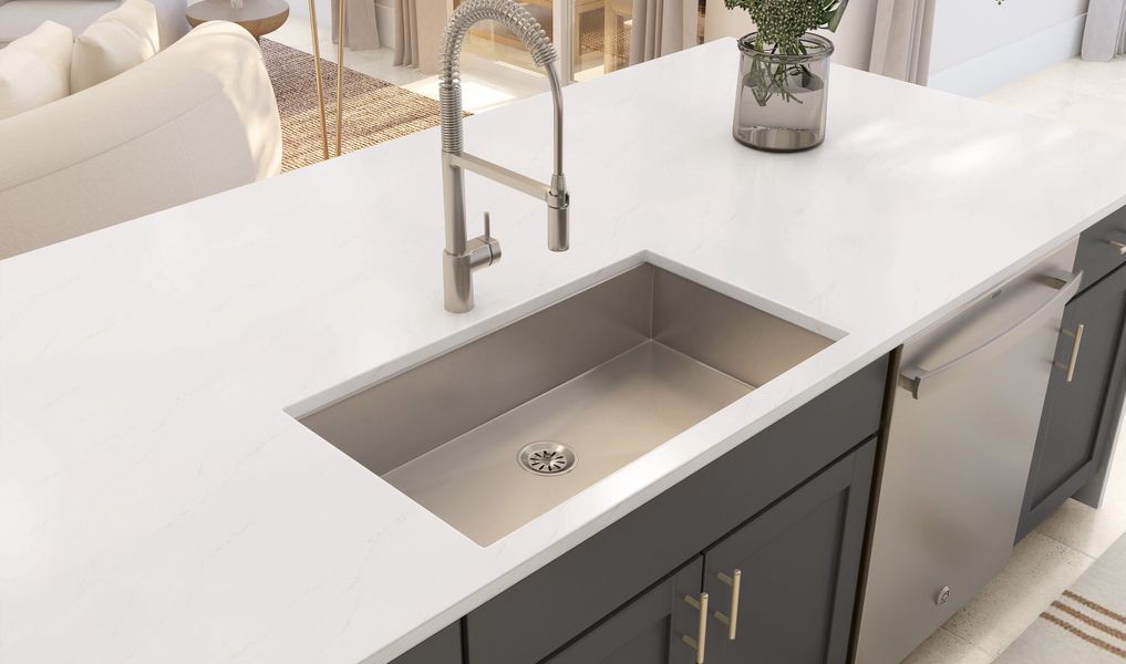 Stainless steel undermount sink