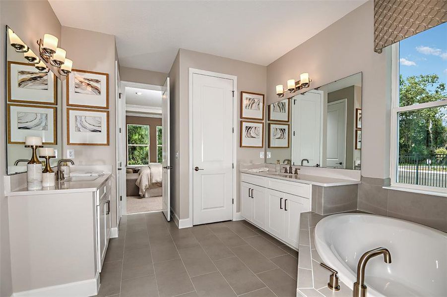 Furnished interior view inside a new home in Ardisia Park, New Smyrna Beach (Image 12).