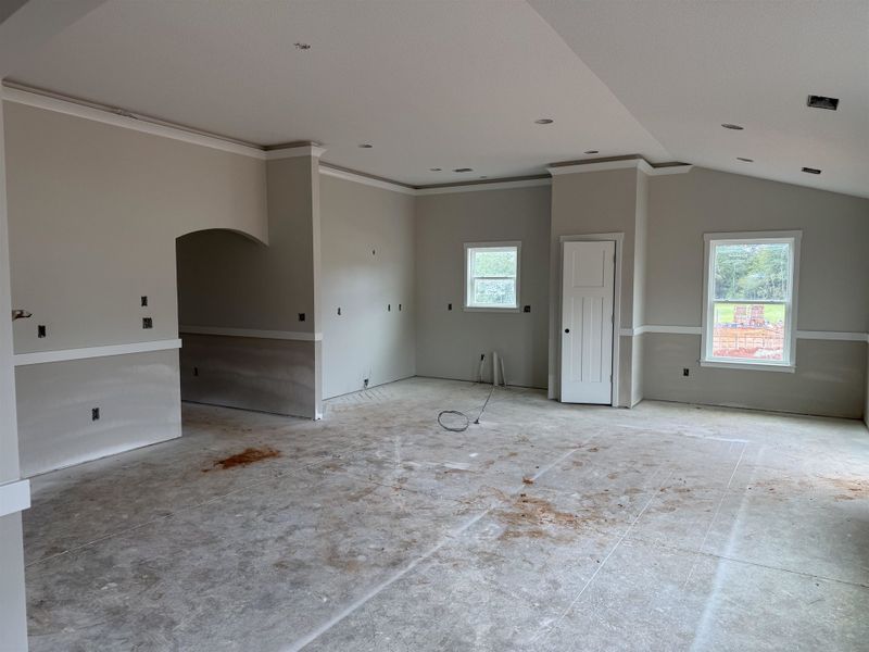 In-progress construction of a new home in Alverson Farms, Inman, SC (Image 4).