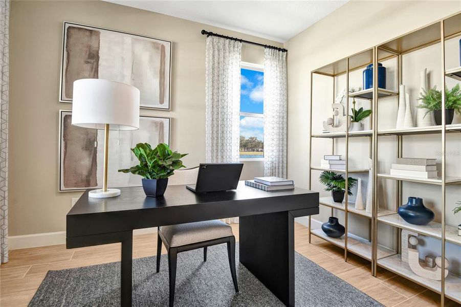 Furnished interior view inside a new home in Seaport Village, Tavares (Image 13).