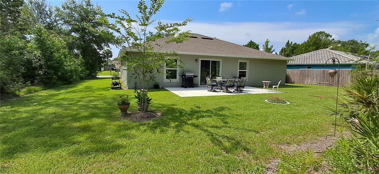 Exterior details and patio area of a home in , Palm Coast (Image 22). Exterior details and patio area of a home in , Palm Coast (Image 22).