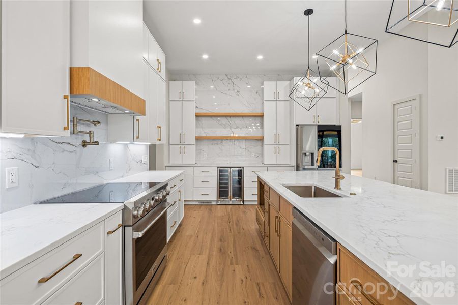 Furnished interior view inside a new home in , Asheville (Image 14).