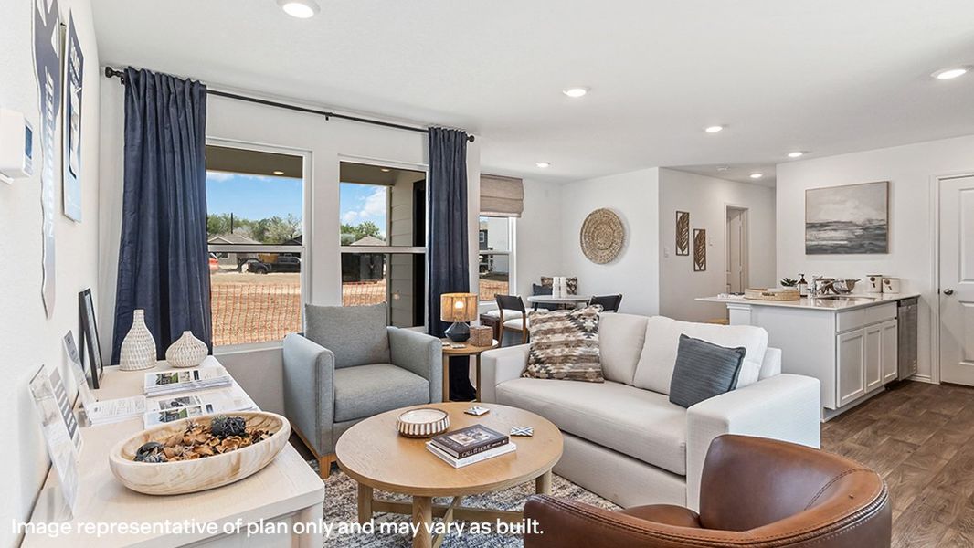 Furnished interior view inside a new home in Sonora, San Antonio (Image 3).