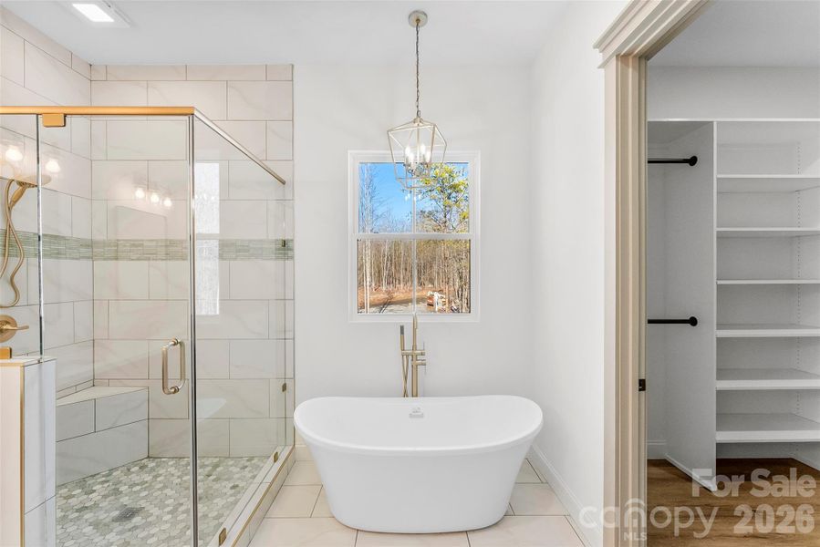 Furnished interior view inside a new home in , Kings Mountain (Image 38).