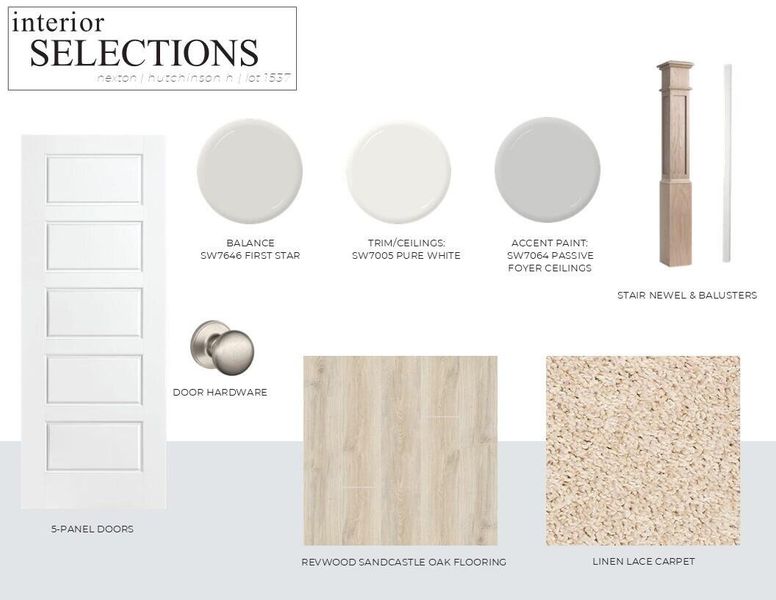 Sample of building materials used in homes in Nexton, Summerville (Image 7).