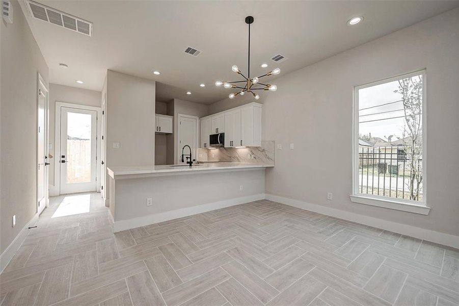 kitchen/ living area