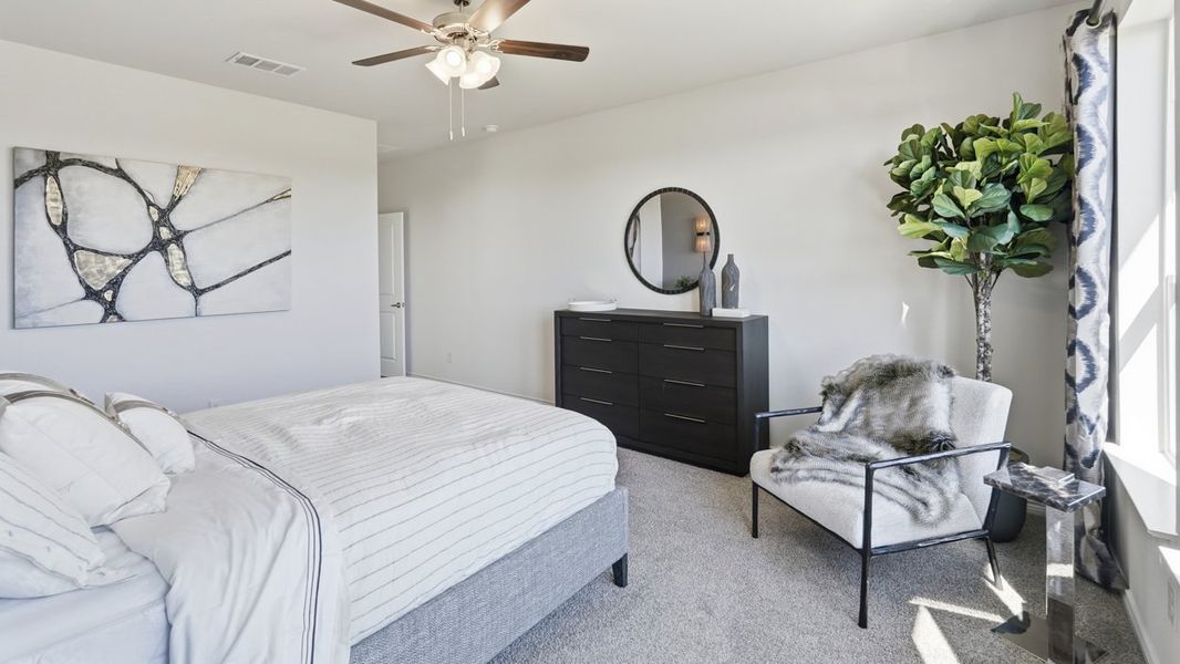 Furnished interior view inside a new home in Lakewood Trails, Forney (Image 21). Furnished interior view inside a new home in Lakewood Trails, Forney (Image 21).