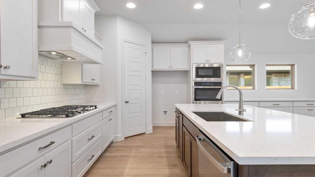 Furnished interior view inside a new home in The Heights At Uptown Celina 50', Celina (Image 6). Furnished interior view inside a new home in The Heights At Uptown Celina 50', Celina (Image 6).