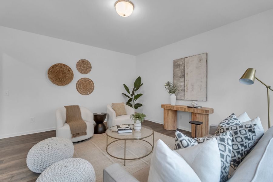 Furnished interior view inside a new home in Homecoming, Ravenel (Image 11).