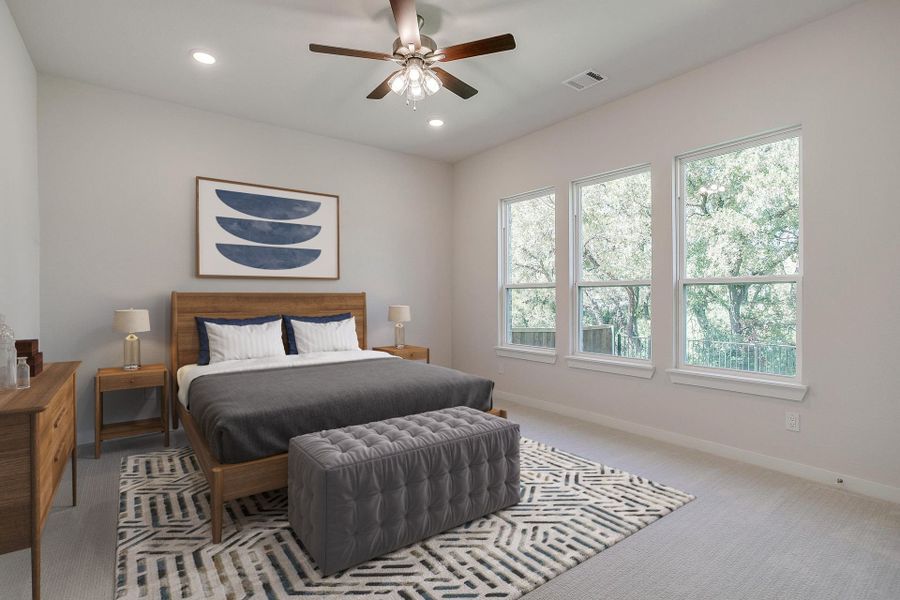 Representative furnished interior of a home built from the Longview by Graham Hart Home Builder in Talon Hills, Fort Worth (Image 14). Representative furnished interior of a home built from the Longview by Graham Hart Home Builder in Talon Hills, Fort Worth (Image 14).