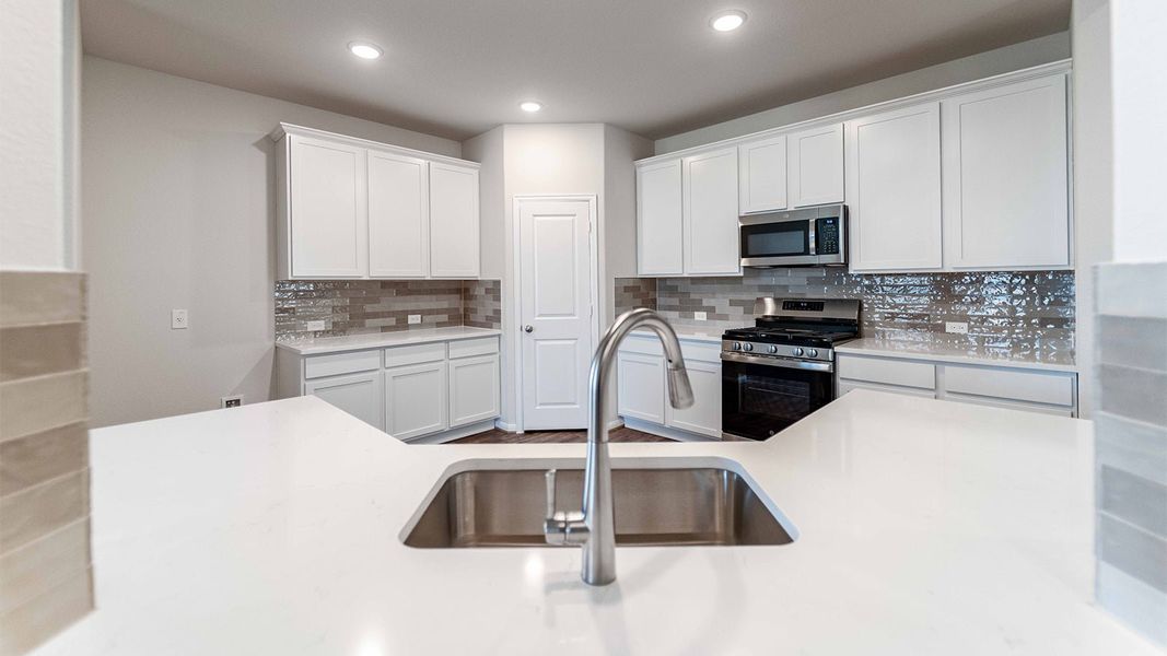 Furnished interior view inside a new home in Sunfield, Buda (Image 5). Furnished interior view inside a new home in Sunfield, Buda (Image 5).