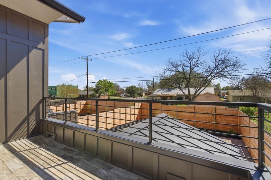 Exterior details and patio area of a home in , Austin (Image 25).