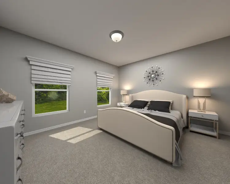 Furnished interior view inside a new home in Crescent Lakes - Reserve Series, Punta Gorda (Image 6).