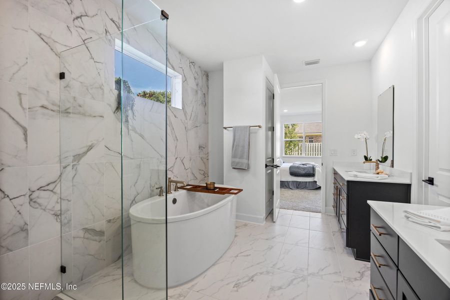 Furnished interior view inside a new home in , Jacksonville (Image 31). Furnished interior view inside a new home in , Jacksonville (Image 31).