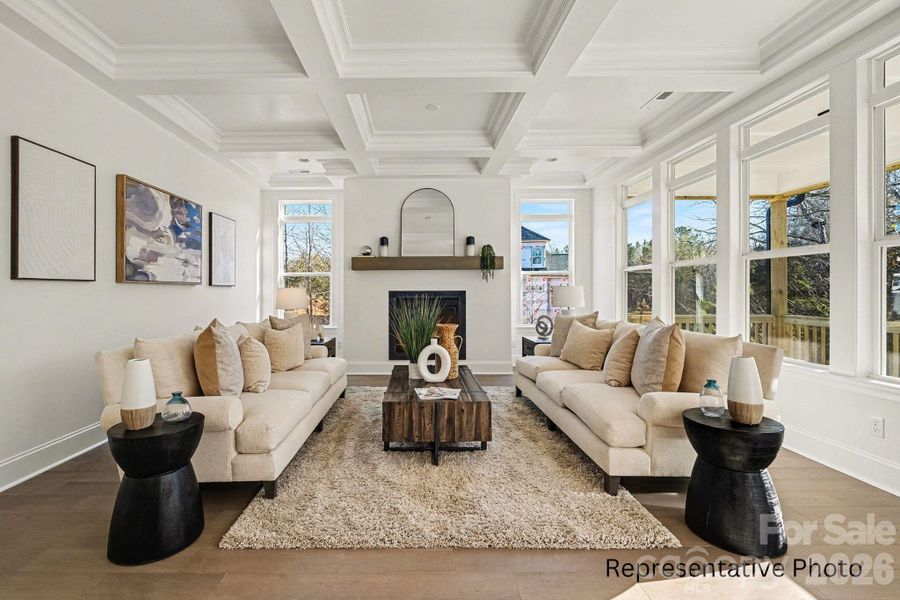 Furnished interior view inside a new home in Shepherds Trace, Clover (Image 6).