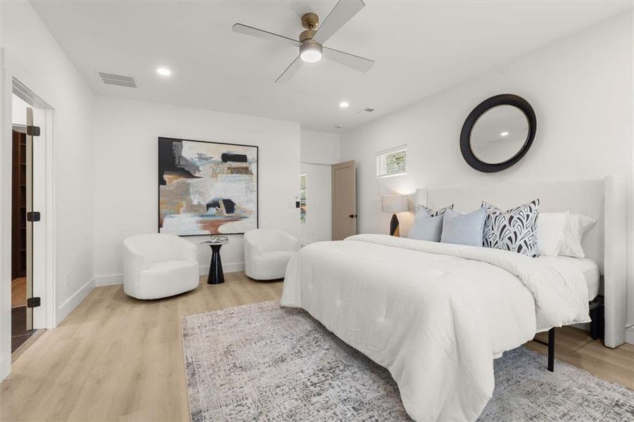 Furnished interior view inside a new home in , Atlanta (Image 37).